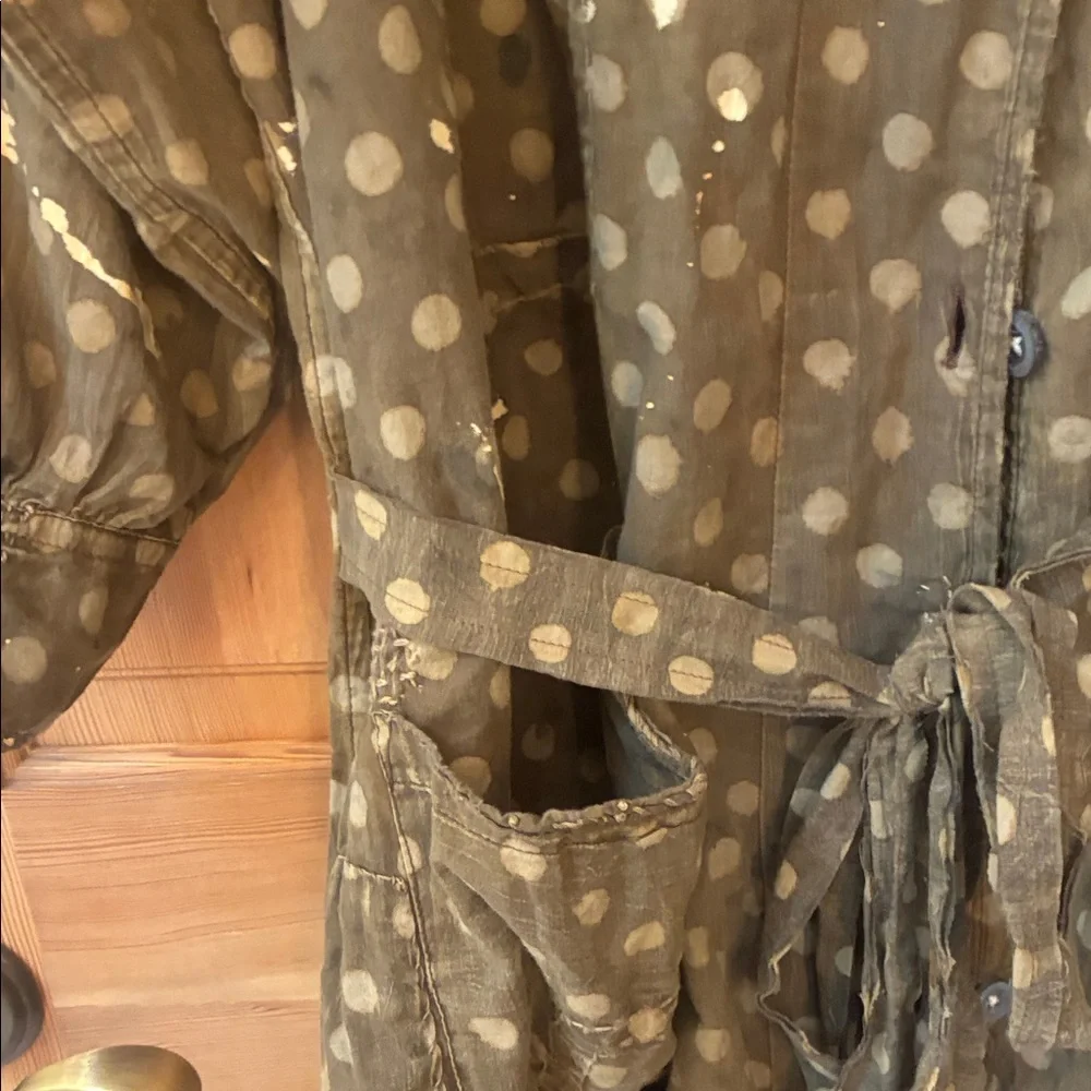 Magnolia Pearl Brown Marguerite Polka Dot Mini Dress - Picture 2 of 11